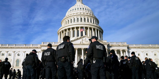 Capitol Police during the January 6 riot.