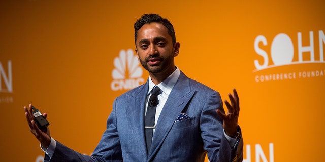 Chamath Palihapitiya, founder and chief executive officer of Social Capital LP, speaks during the 21st annual Sohn Investment Conference in New York on Wednesday, Mei 4, 2015.
