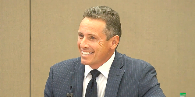 Chris Cuomo wasn't always smiling as he explained his role in ousted Democratic Gov. Andrew Cuomo’s scandal. 
