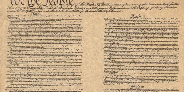 Facimile of The Constitution For The United States of America Dated September 17, 1787.