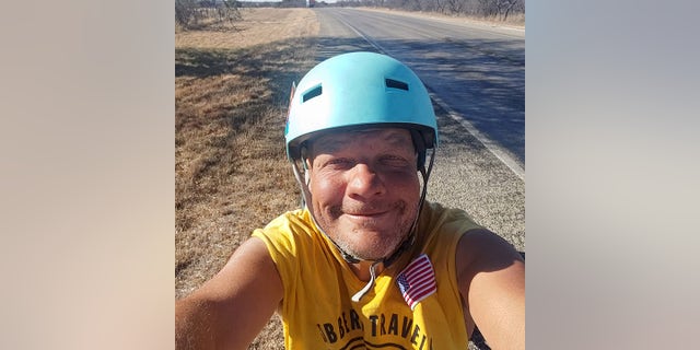 Barnes started his trip in August 2021 and so far, has cycled 7,900 miles and visited 26 capitals.