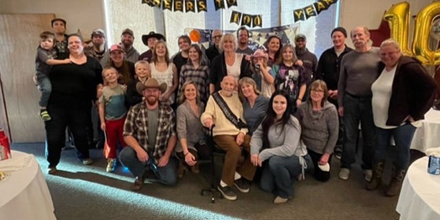 All three of Becker’s children attended the party, as well as many of his grandchildren and great-grandchildren. They traveled from California and around Oregon to celebrate.