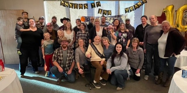 All three of Becker’s children attended the party, as well as many of his grandchildren and great-grandchildren. They traveled from California and around Oregon to celebrate.