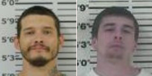 Carter County deputies responding to a burglary call arrived to find a car backing out of the driveway with two men inside, identified as Daniel Fleenor, 31, and Christopher Price, 30.