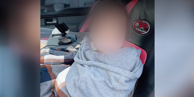 A DoorDash driver is being credited for rescuing a toddler walking around in nothing but a diaper and socks.