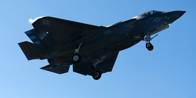 A Lockheed Martin Corp's F-35C Joint Strike Fighter