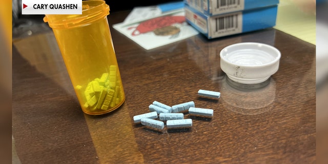 Officials have a growing concern that middle school, high school, and college-aged kids are being targeted as criminals make fentanyl pills disguised as Oxycodone, Adderall and Xanax. (Cary Quashen/ Fox News)