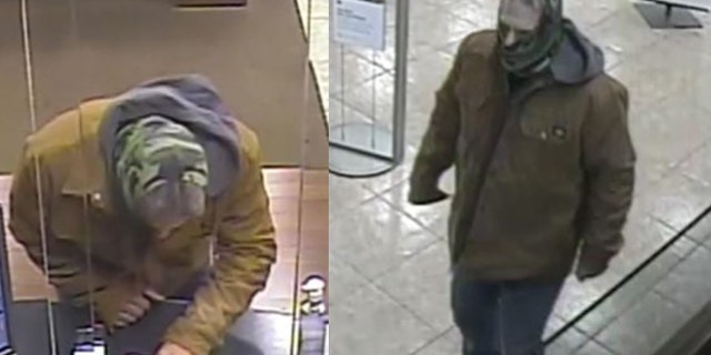 The FBI released images of the "Green Gaiter Bandit" in an effort to identify him.