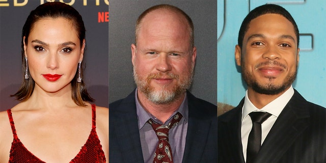Joss Whedon (centro) respondeu a alegações de mau comportamento no set de "Liga da Justiça" feito pelas estrelas Gal Gadot (esquerda) e Ray Fisher (direita).