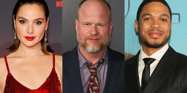 Joss Whedon (centrar) has responded to claims of poor behavior on the set of "Liga de la Justicia" made by stars Gal Gadot (izquierda) and Ray Fisher (derecho).