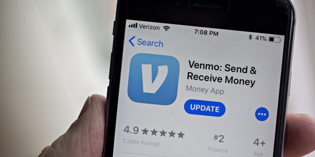 The Paypal Holdings Inc. Venmo app is displayed in the App Store for an Apple Inc. iPhone in this Monday, July 23, 2018, photo taken in Washington, DC, the United States.  Venmo said it processed more than $40 billion in payments in 2018 over the past 12 months, up 50 percent in the first quarter. 