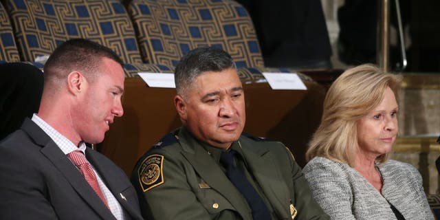 U.S. Border Patrol Raul Ortiz sits in the first lady's box ahead of the State of the Union address in the chamber of the U.S. House of Representatives on February 04, 2020, in Washington, D.C. (Photo by Mario Tama/Getty Images)