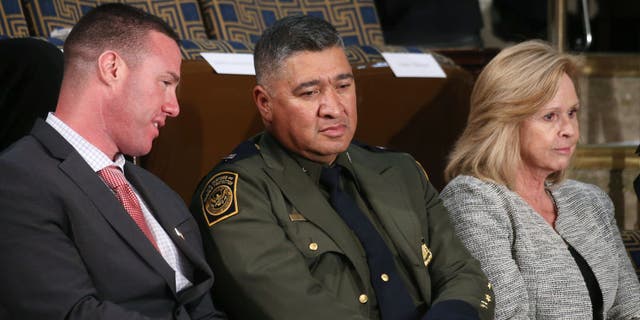 U.S. Border Patrol Raul Ortiz sits in the first lady's box ahead of the State of the Union address in the chamber of the U.S. House of Representatives on February 04, 2020, in Washington, D.C. (Photo by Mario Tama/Getty Images)