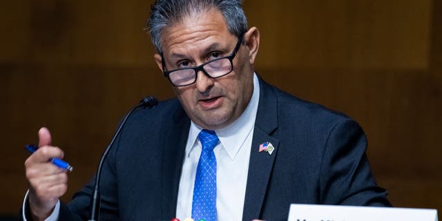 Michael Carvajal, director of the Federal Bureau of Prisons, testifies before the Senate Judiciary Committee in Washington, D.C., on June 2, 2020.