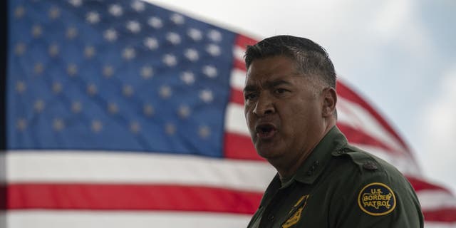 Raul Ortiz, deputy chief of U.S. Border Patrol, speaks during a new conference in Brownsville, Texas, U.S., on Thursday, Aug. 12, 2021. 
