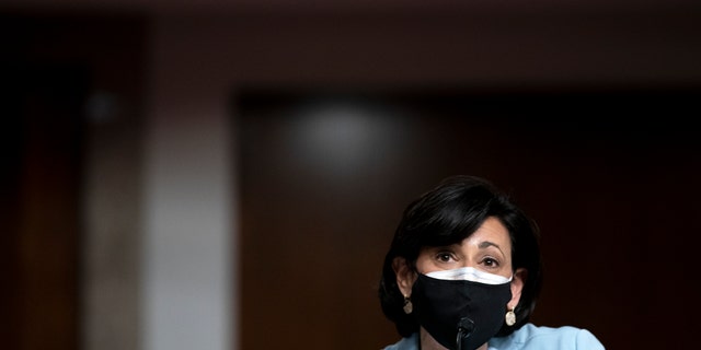 Dr. Rochelle Walensky, Director of the Centers for Disease Control and Prevention, answers questions at a Senate Health, Education, Labor and Pensions Committee hearing on Capitol Hill Jan. 11, 2022, in Washington, D.C.