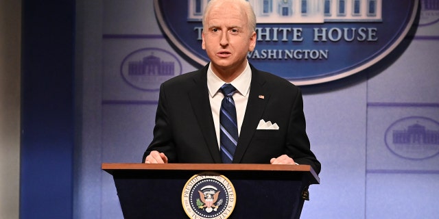 James Austin Johnson as President Biden on "Saturday Night Live," Jan. 15, 2022.