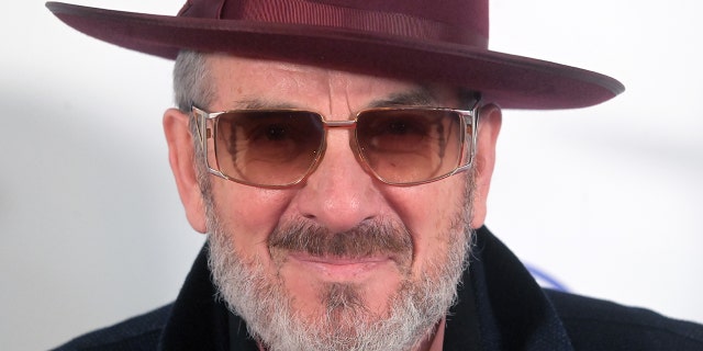 Elvis Costello is seen in London, Nov. 16, 2021.