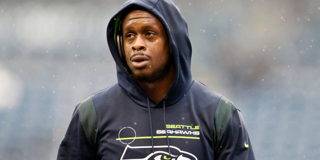 Geno Smith #7 of the Seattle Seahawks looks on before the game against the Detroit Lions at Lumen Field on January 02, 2022 in Seattle, Washington.