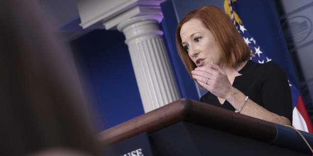 White House press secretary Jen Psaki answers questions during the daily White House press briefing Jan. 4, 2022 in Washington, DC. 
