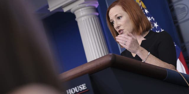 White House press secretary Jen Psaki answers questions during the daily White House press briefing Jan. 4, 2022 in Washington, DC.
