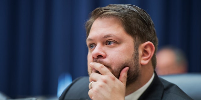Rep. Ruben Gallego, D-Ariz., attends a meeting of the House Armed Services Committee in Rayburn, January 14, 2015.