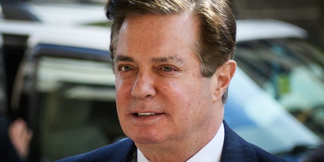 Paul Manafort arrives for a hearing at US District Court on June 15, 2018, in Washington, DC.