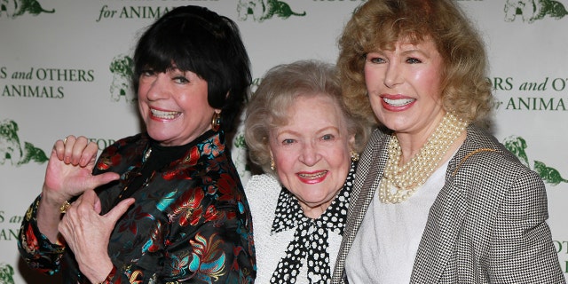 Actresses JoAnne Worley, Betty White and Loretta Swit attend Actors and Others for Animals' 40th anniversary fundraising luncheon at the Universal City Hilton & Towers on April 9, 2011, in Universal City, California.