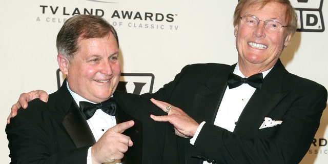 Burt Ward and Adam West of "Batman" honored on the show's 40th anniversary.