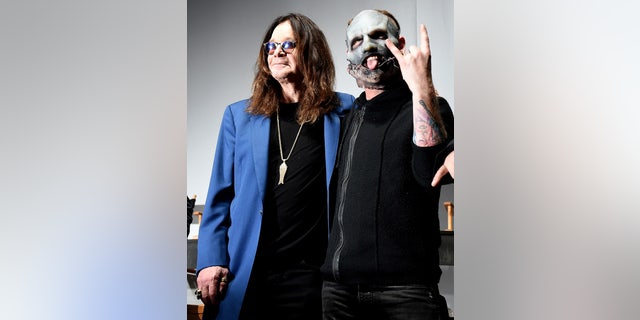 Ozzy Osbourne with Corey Taylor