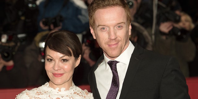 Damian Lewis said his wife Helen McCrory was "utterly heroic" as she battled cancer.