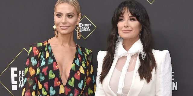 On Tuesday, Dorit Kemsley (left) wished Kyle Richards (right) a happy birthday.