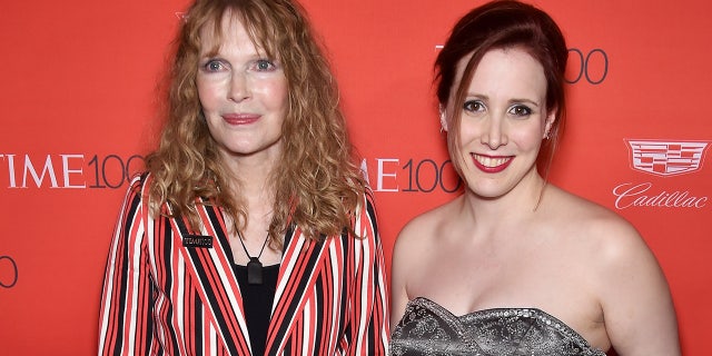 Mia Farrow (left) and her daughter Dylan Farrow.