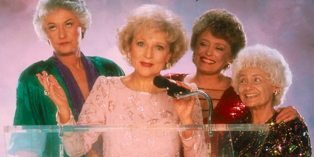 From left to right, Bea Arthur, Betty White, Rue McClanahan and Estelle Getty starred in "The Golden Girls" for seven seasons.