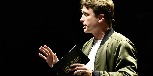 James Snyder performs in the "Behind The Magic of Harry Potter And The Cursed Child" panel during the New York Comic Con on Oct. 3, 2019, in New York City.