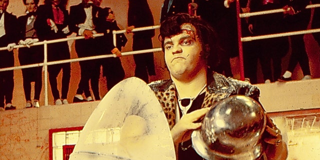 Actor and musician Meat Loaf in a scene from the movie "The Rocky Horror Picture Show," 1975.