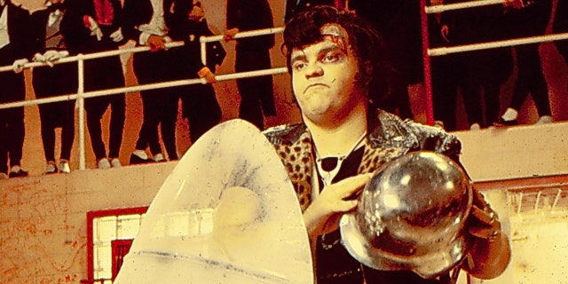 Actor and musician Meat Loaf in a scene from the movie "The Rocky Horror Picture Show," 1975.