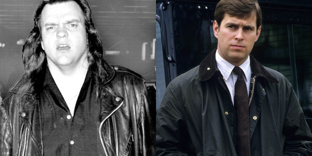 Meat Loaf (izquierda) una vez alegó que se metió en un estruendo real con el príncipe Andrés.