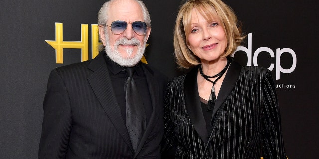 Steve Jaffe and with his wife Susan Blakely.
