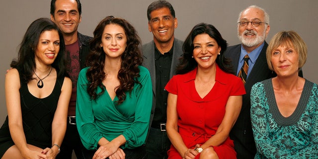 Vachik Mangassarian (upper right) poses for a portrait during the 2008 Toronto International Film Festival held at the Sutton Place Hotel.