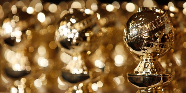 In this Jan.. 6, 2009, file photo, Golden Globe statuettes are seen during a news conference at the Beverly Hilton Hotel in Beverly Hills, Calif. 