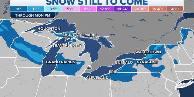 Midwest, Great Lakes snow forecast