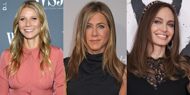 Pitt has famously been in relationships with many stars, including Gwyneth Paltrow (left), Jennifer Aniston (center) and Angelina Jolie (right).