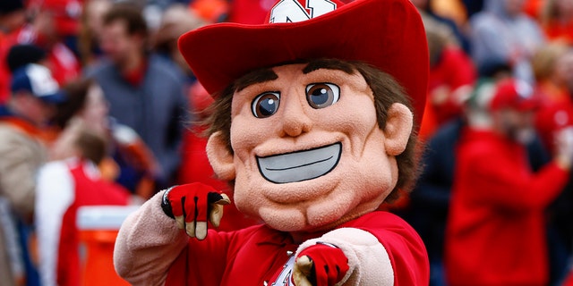 Nebraska Cornhuskers mascot Herbie Husker is seen during the game against the Illinois Fighting Illini at Memorial Stadium on October 3, 2015 in Champaign, Illinois.  Illinois defeated Nebraska 14-13.