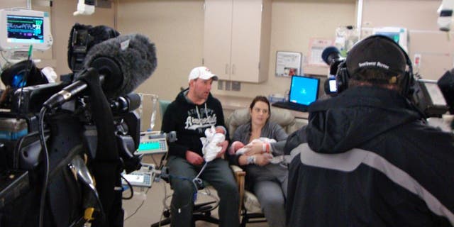"There was a lot of news coverage," Stephanie Humenny recalled from when her twins were born in different years. "Nurses stayed, and we had confetti and sparkling cider to celebrate."