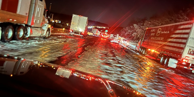 Road conditions that Joseph Catalano experienced during the I-95 ordeal. 