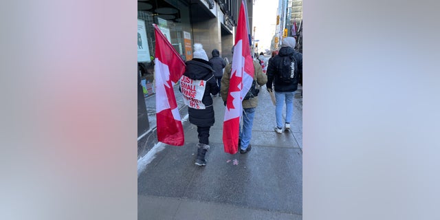 Canadian demonstrators protested against coronavirus restrictions over the weekends in Ottawa.