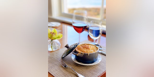 This French onion soup recipe from the COAST restaurant at the Ocean House hotel in Westerly, Rhode Island, won’t disappoint.