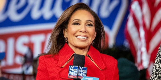 NEW YORK, NEW YORK - DECEMBER 09: Jeanine Pirro attends the new All-American Christmas Tree lighting outside News Corporation at Fox Square on December 9, 2021 in New York City. The original 50-foot tree displayed on FOX Square in Midtown Manhattan was allegedly set on fire by a man during the early morning hours of December 8, 2021. He was later arrested. (Photo by Alexi Rosenfeld/Getty Images) 