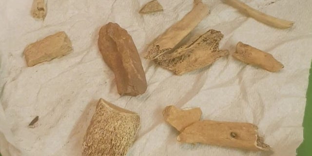 Unexplainable bones and daggers were found buried on the property.